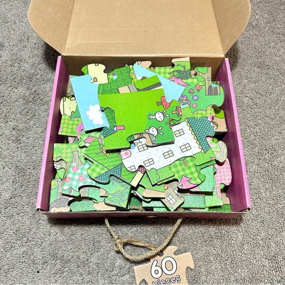 Green Start Kids 60 Pcs Giant Floor Puzzle: Princess Fairyland 2x3 Feet - Picture 2 of 16